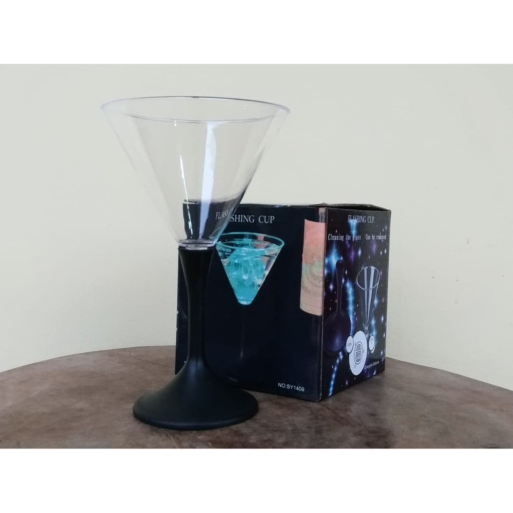 Jual GLAS CUP CAFE TINGGI FLASHING CUP , LAMPU / GELAS NYALA / MUG Low Price!