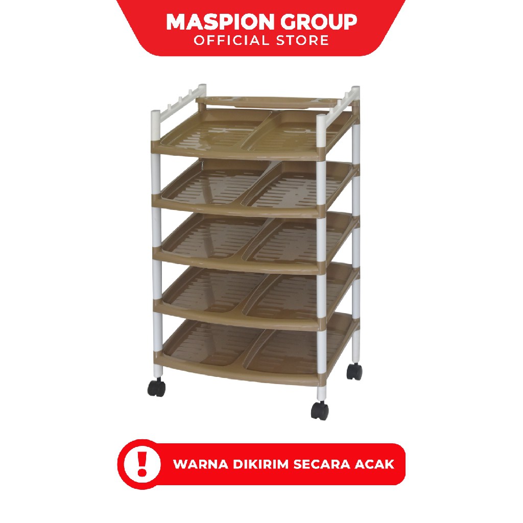 MASPION Ziga Shoes Rack S.5 / Rak Sepatu Ziga 5 Tingkat B RR003