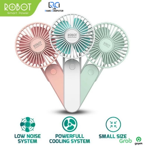 ROBOT RT-BF11 Portable Fan , Powerbank 2000mAh Mini Fan Kipas Angin Original Robot