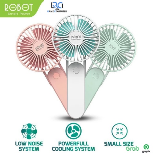 ROBOT RT-BF11 Portable Fan , Powerbank 2000mAh Mini Fan Kipas Angin Original Robot