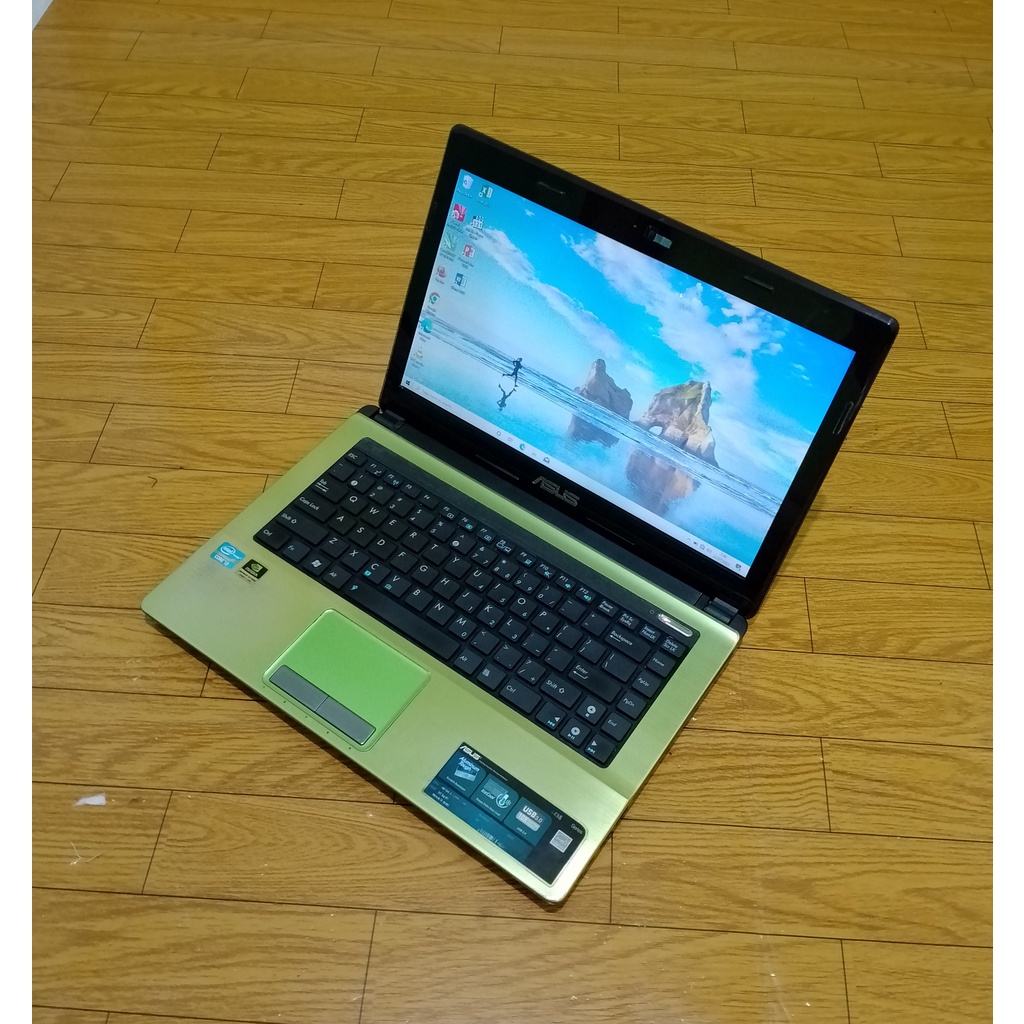 laptop gaming asus a43s core i3 Nvidia ram 4gb ssd 128gb hdd 500gb