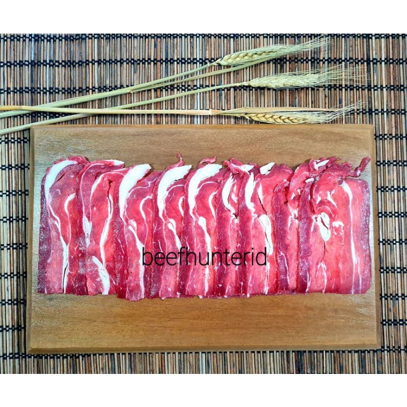 DAGING SAPI SLICE - SUKIYAKI YAKINIKU TERIYAKI BEEF SLICED BBQ MURAH HARGA SPECIAL 500 GR