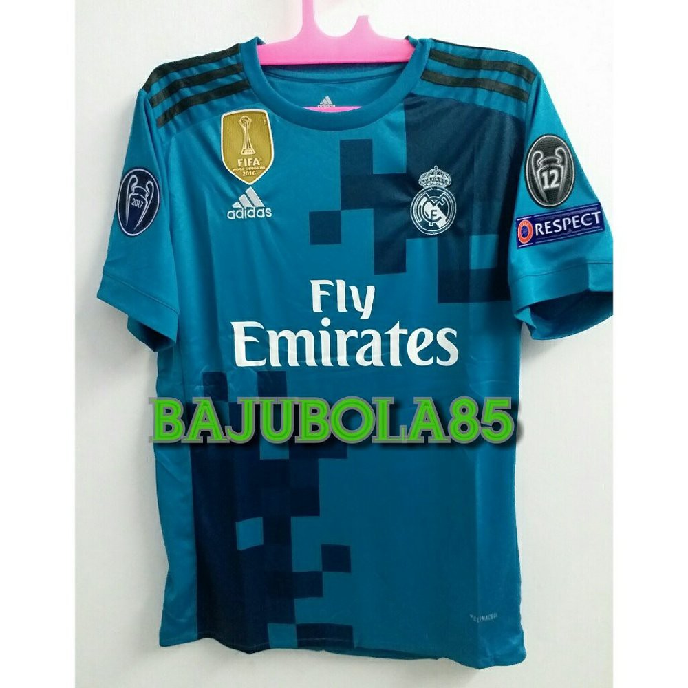 REAL MADRID 3RD 2017 FULLPATCH UCL FIFA Bagus