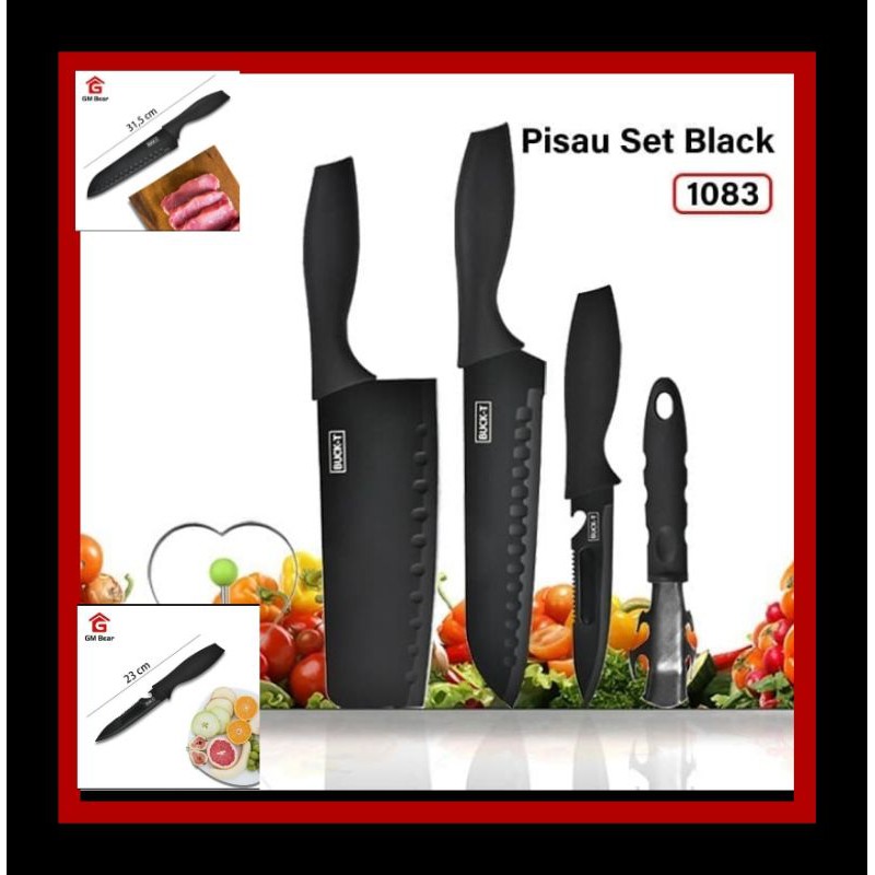 PISAU/PISAU SET/PISAU DAPUR/PISAU DAPUR SET/PERALATAN DAPUR/PISAU STAINLESS STEEL