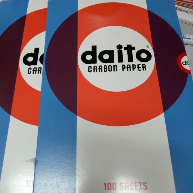 

Kertas Karbon folio hitam DAITO KERTAS FOLIO