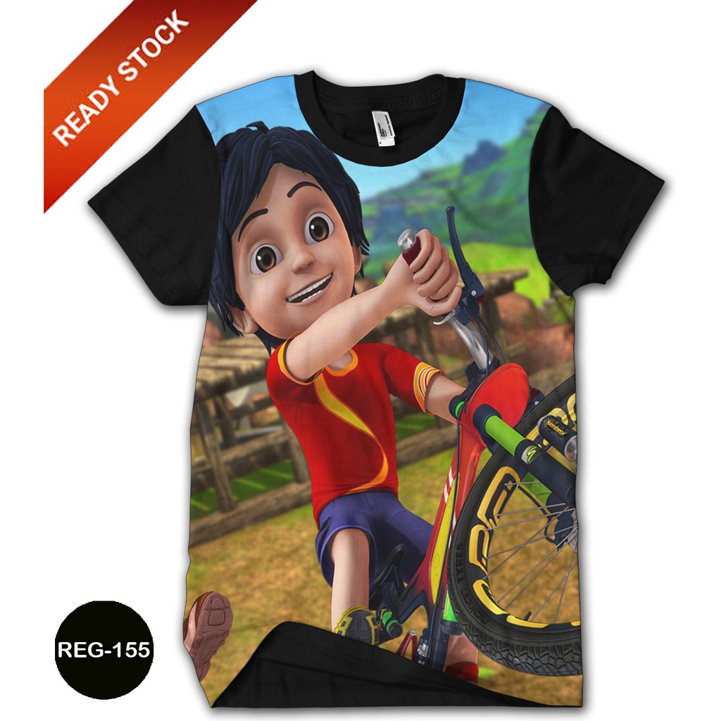 Baju Shiva Karakter Kartun 3D Kaos Anak Shiva Kartun Series #REG-155