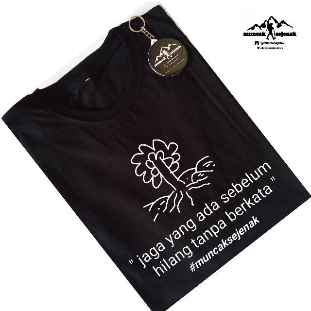 Kaos pendaki kaos outdoor never stop traveling