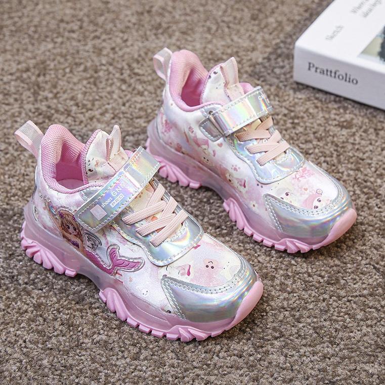 F8 Lampu LED sepatu anak perempuan dan anak-anak，sepatu lampu LED "MIP. 90106"