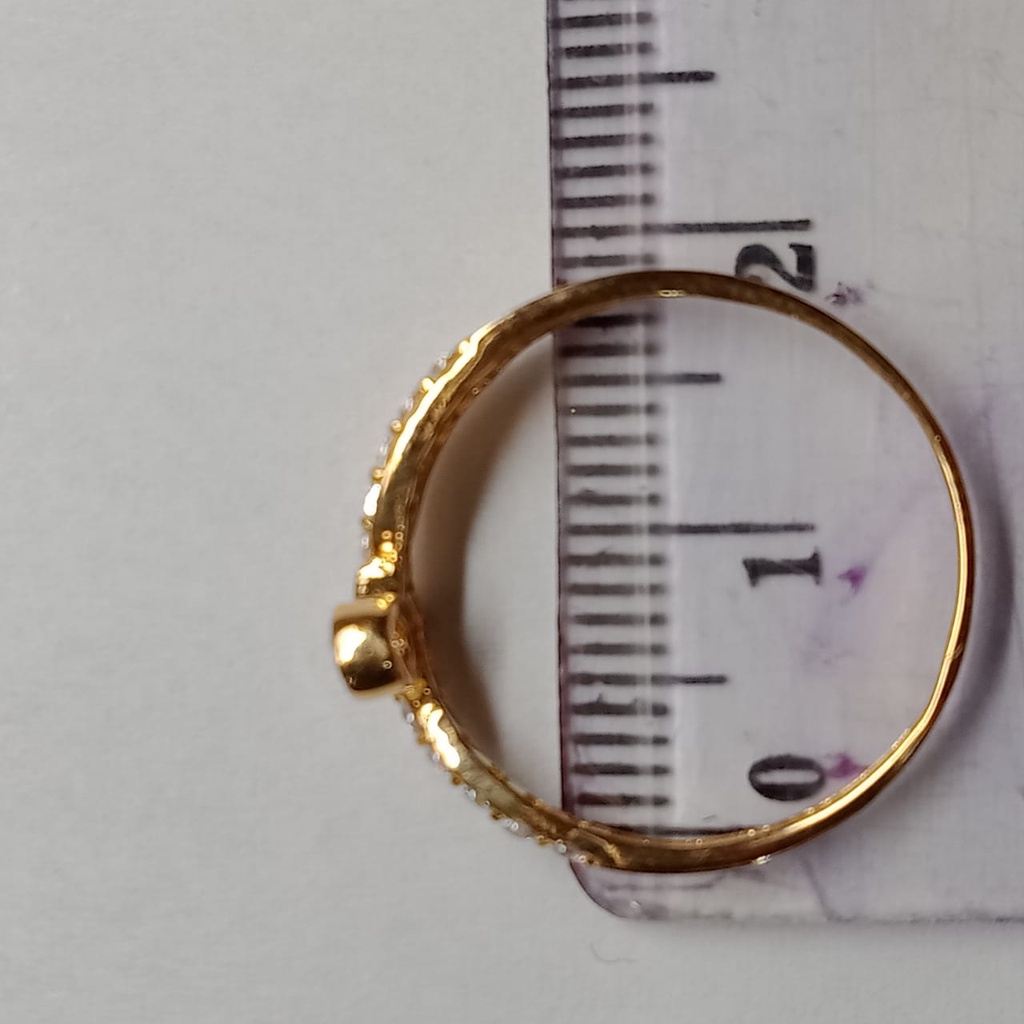 Cincin Emas 17K - 1.35 gr Kadar 750 - 1230