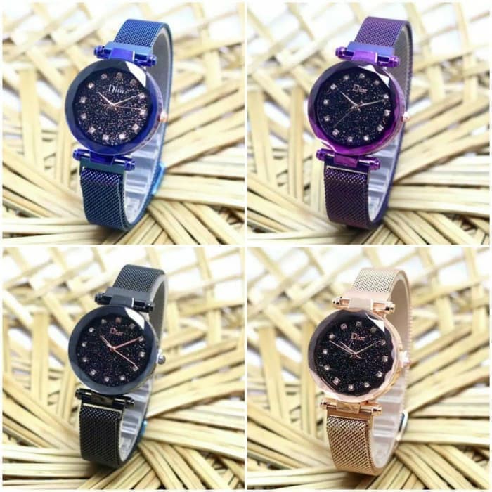 Jam Tangan magnet POLOS - Jam Tangan Magnet Wanita Dioor dan GUCCII