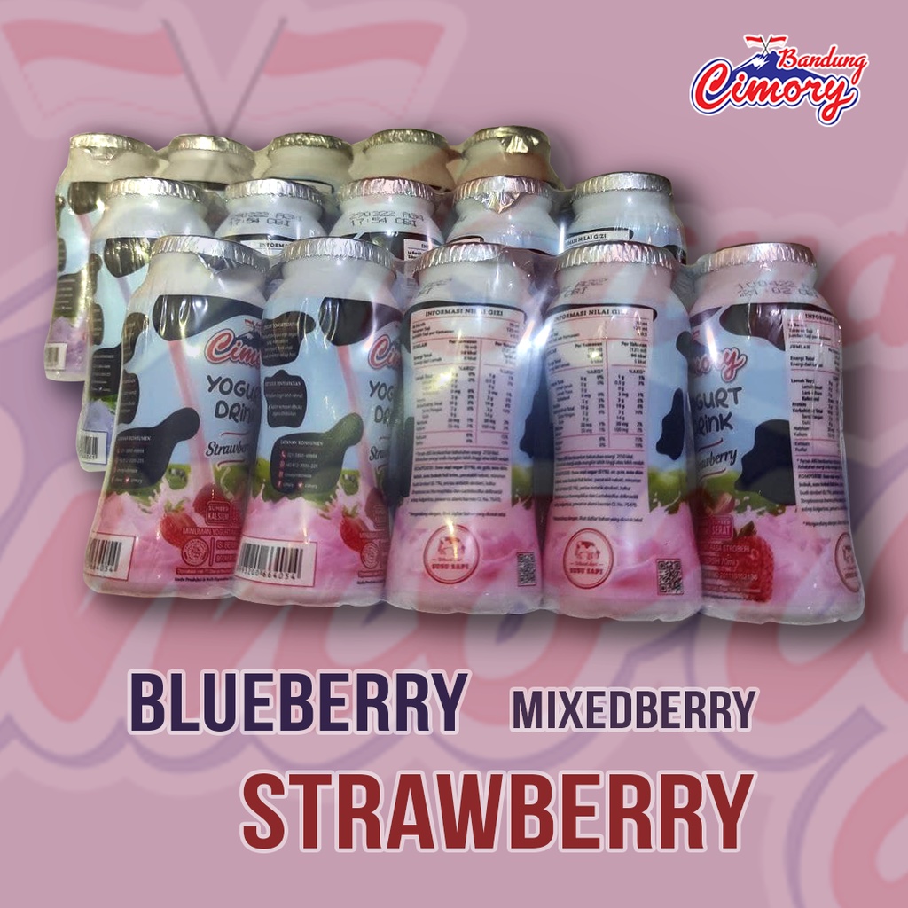 [REGULER & INSTANT] CIMORY YOGURT DRINK 70ML Banded 5 | Cimory Yogurt Drink Mini 70ML isi 5 pcs | Ci