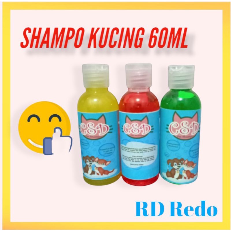 Shampo Mandi Kucing 60ml Shampo kucing