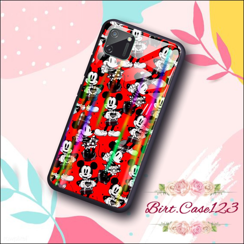 case softcase gambar MICKEY MOUSE back case glass aurora Vivo Y91 Y17 Y12 Y15 Y93 Y95 Y81 Y83 BC146