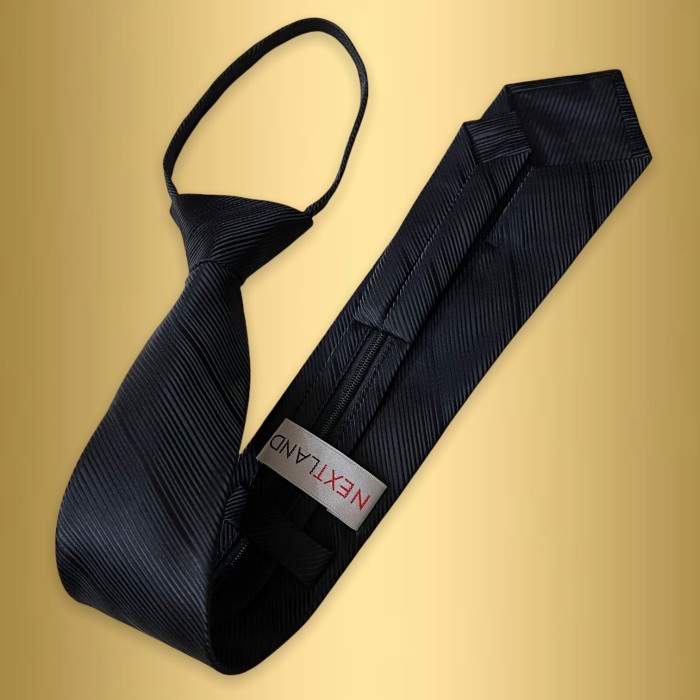DASI DASI PRIA DASI HITAM FORMAL KANTOR WEDDING BERKWALITAS - Hitam 1, 50cm x 7cm (H1X7) Dasi dewasa