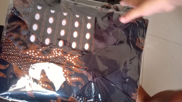 Naga Hitam Kemeja Batik Pria Katun Sragenan Full Furing