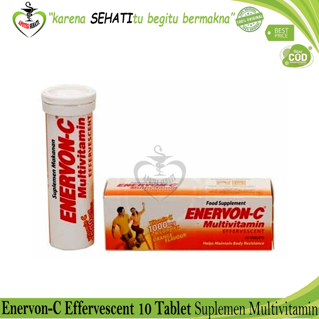 Enervon C Multivitamin Effervescent Suplemen Daya Tahan Tubuh