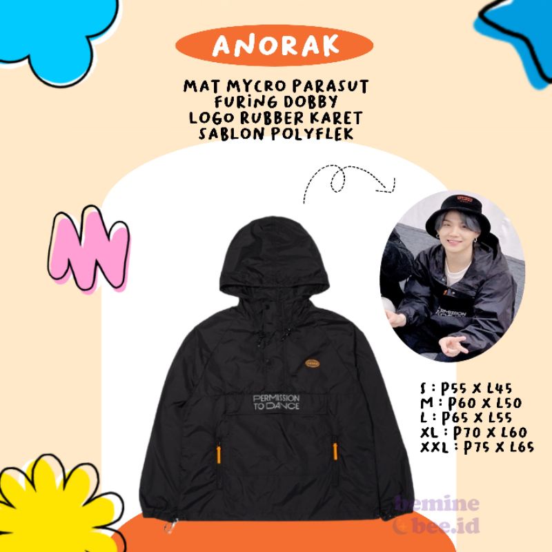 [READYSTOK] ANORAK BTS KONSER PERMISSION TO DANCE