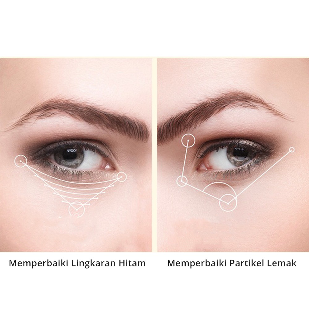 JOMTAM Eye Cream Getaran Listrik Pijat untuk dibawah Mata menghilangkan Mata Panda / Lingkaran Gelap