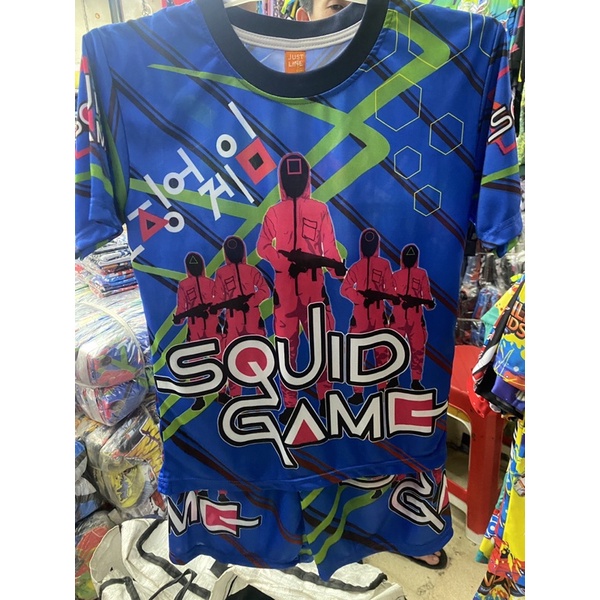 setelan anak squid game printing kids