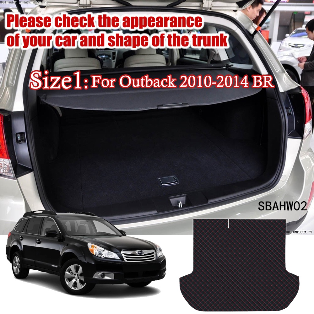 Matras Bagasi Mobil Bahan Kulit Untuk Subaru Outback 2010 2011 2012 2013 2014 2015-2019