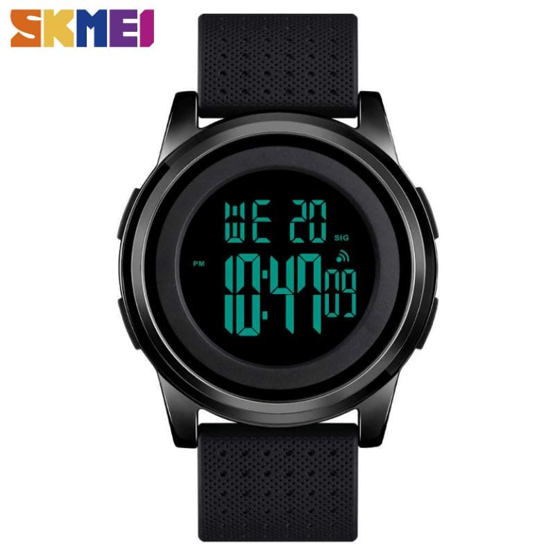 JAM TANGAN PRIA SKMEI 1502 RUBBER STRAP/ JAM TANGAN SKMEI 1502 WATER RESISTAN 50 ATM/ JAM SKMEI ORIG