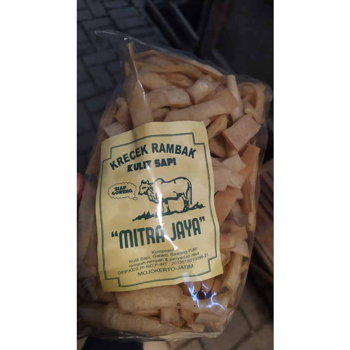 

Kerecek Rambak Kulit Sapi "Mitra Jaya" 1Kg