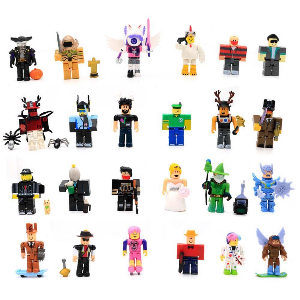 Lanfy Roblox Action Figure Patung PVC Humanoid Koleksi Dekorasi Ornamen Mobil Dunia Maya Model Figuals