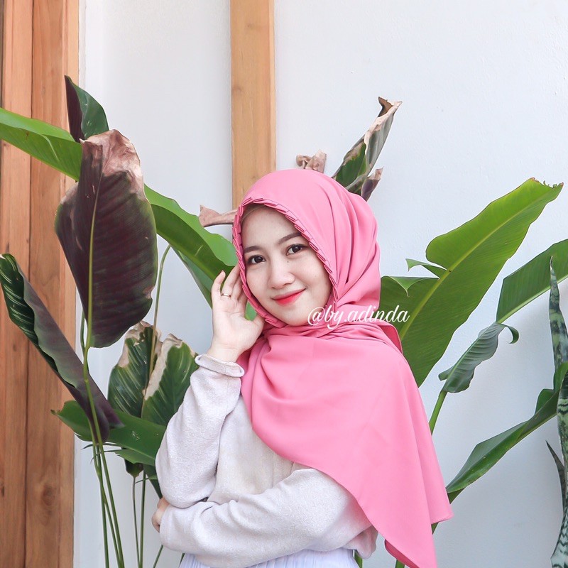 PASHMINA LIPIT kcb pasmina Tali Diamond Italiano hijab jilbab instant