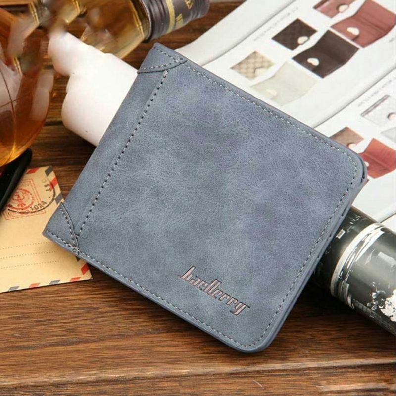 DP05 Dompet Saku Lipat Pria Original Baellerry Bahan Kulit Sintetis