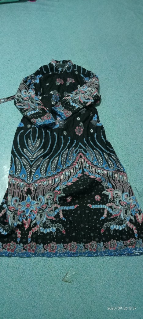 Baju Batik Couple Gamis Jumbo Murah Pasangan Modern Muslim | Devanna