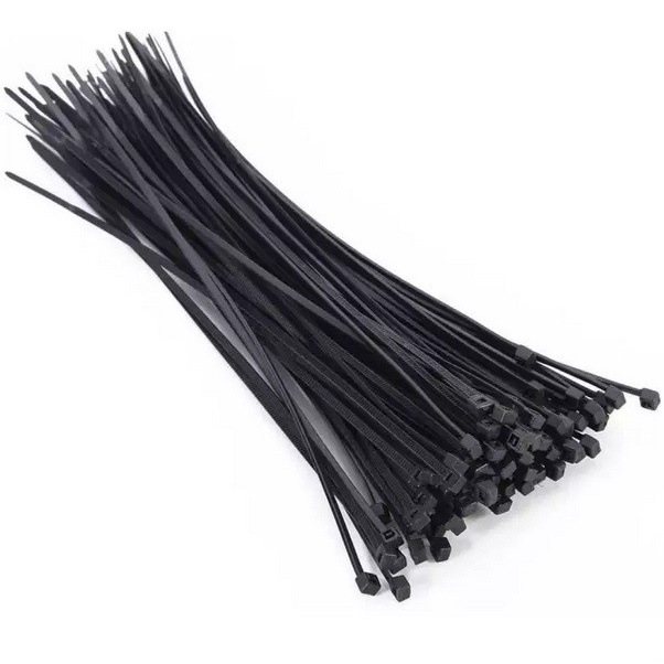 

kabel ties 10cm 100mm kabel tis 10 cm isi 100 pcs - Hitam