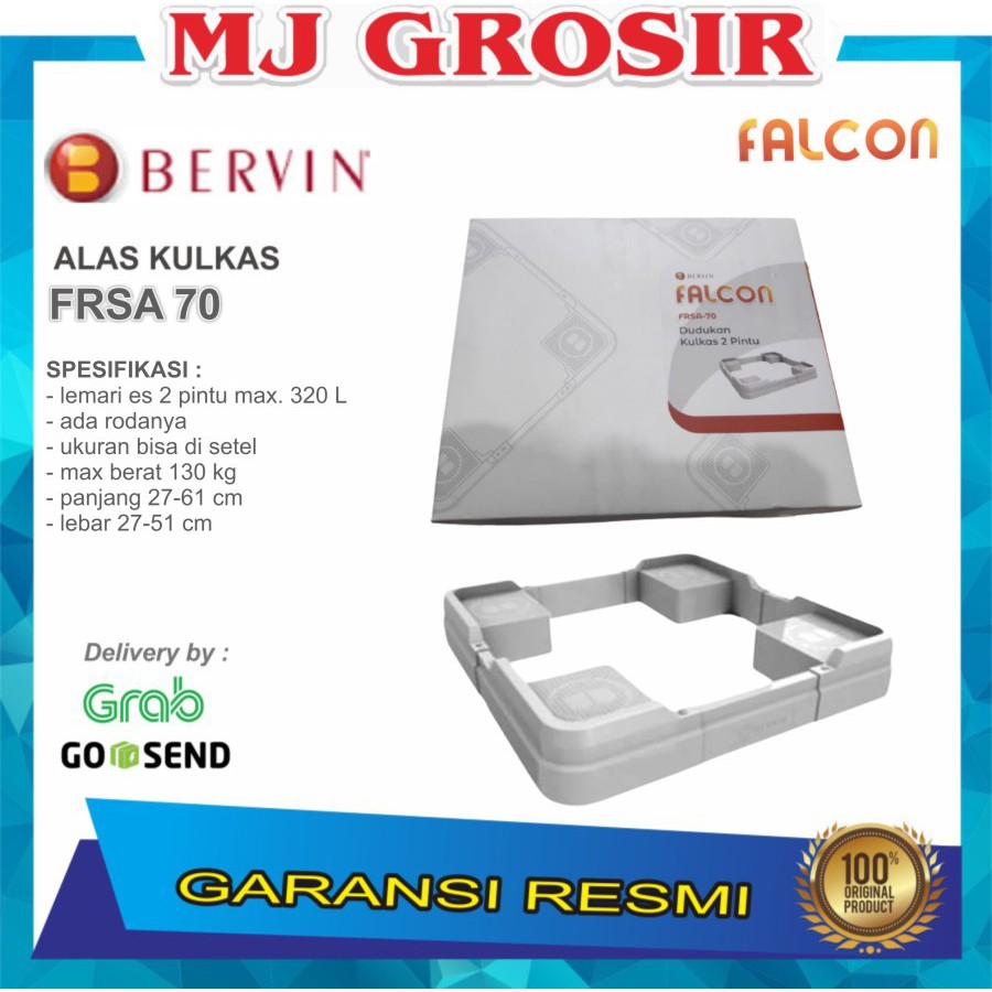 BERVIN FRSA 70 STAND DUDUKAN TATAKAN KULKAS / KAKI LEMARI ES