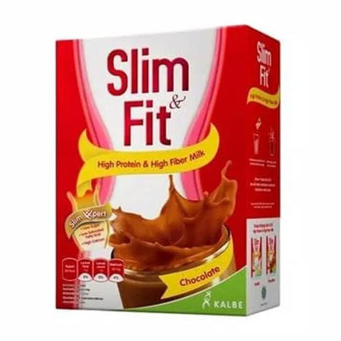 

** Susu Slim&Fit Produk Kalbe Rasa Chocolate Dan Vanila (6Ã54Gr) - Coklat