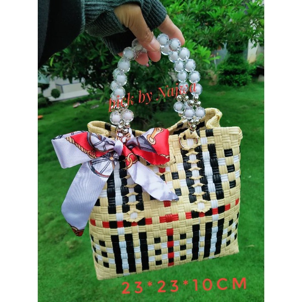 tas jali motif blueberry