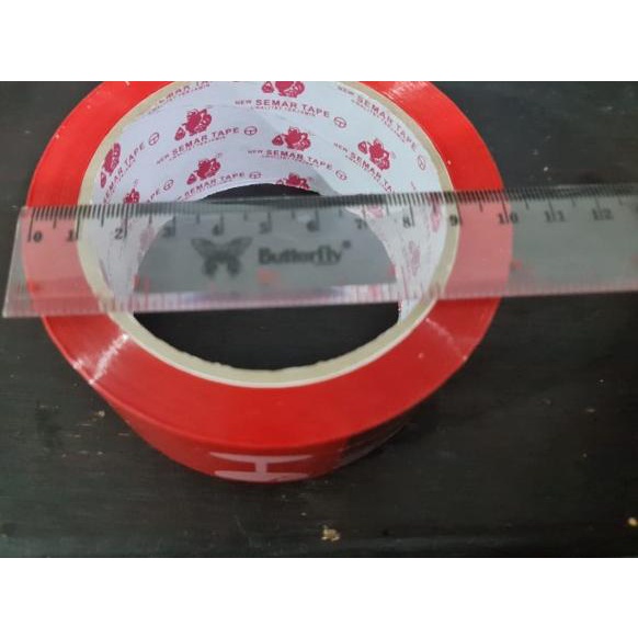 

♦ Lakban Fragile Semar 48mm 100 yard Merah Isolasi Kuat Perekat Lem ❃