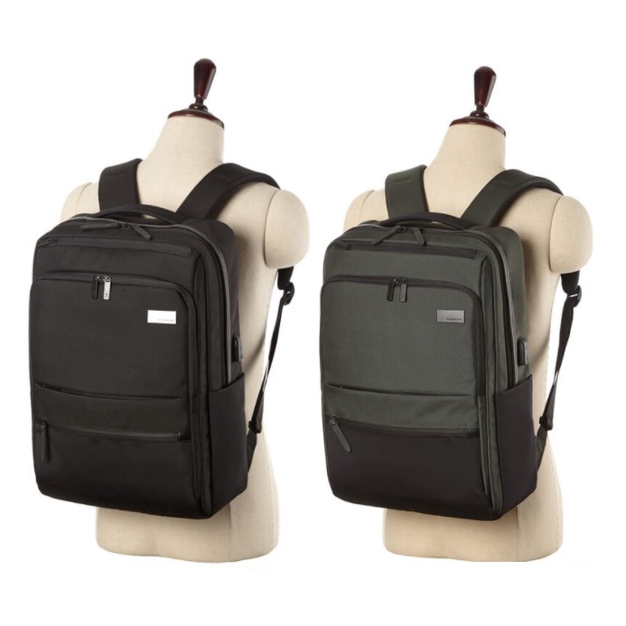 TAS RANSEL SAMSONITE BLUNTES BACKPACK WITH PADDED LAPTOP TAS PUNGGUNG WITH USB CHARGING SLOT