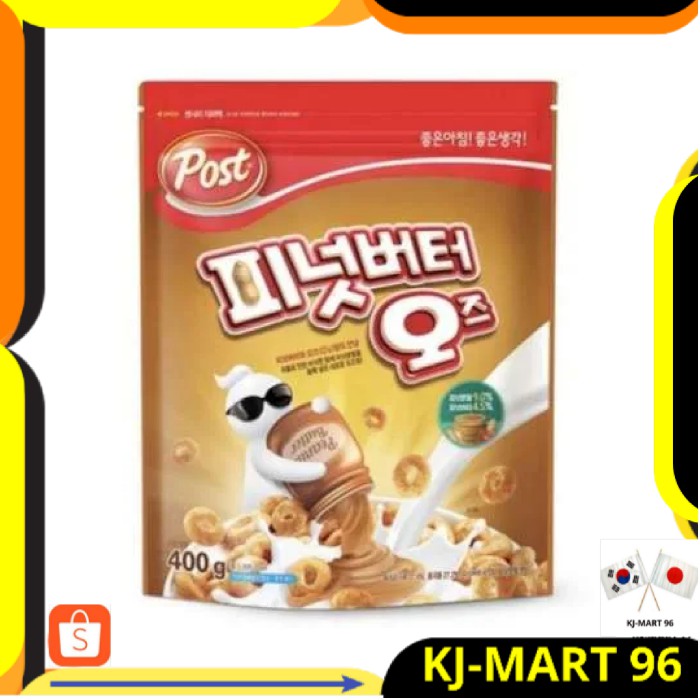 

MAKANAN KOREA/KOREAN FOOD POST OREO PEANUT BUTTER CEREAL-SEREAL KACANG 400 GR U/ SARAPAN IMPORT ORI