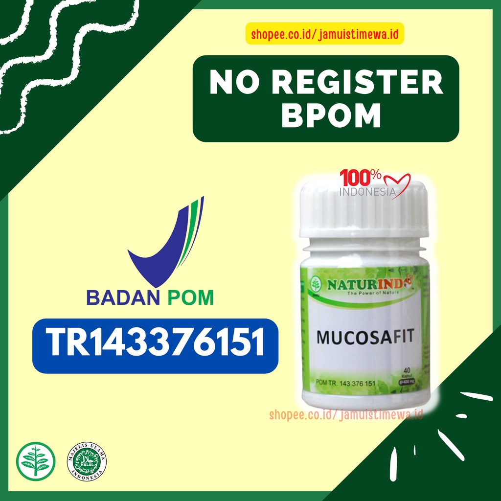 Obat Asam Lambung Maag Herbal Ampuh Asam Lambung Maag Gerd Kronis Sakit Perut Mual Mucosafit Naturindo-6