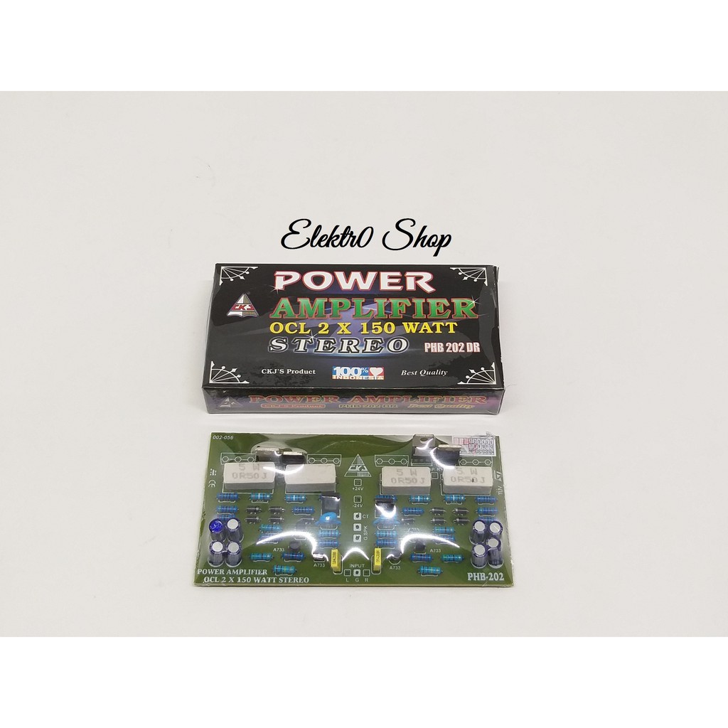Power Amplifier OCL 2 x 150 Watt  PHB 202 DR