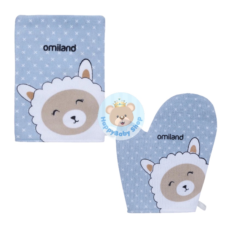 Omiland Washlap Tangan Motif Sloth // Alpaca WASLAP handuk lap mandi bayi