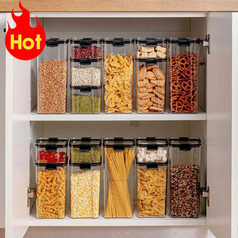 Toples  Plastik Wadah Simpan Makanan Food Storage Container 1800ml