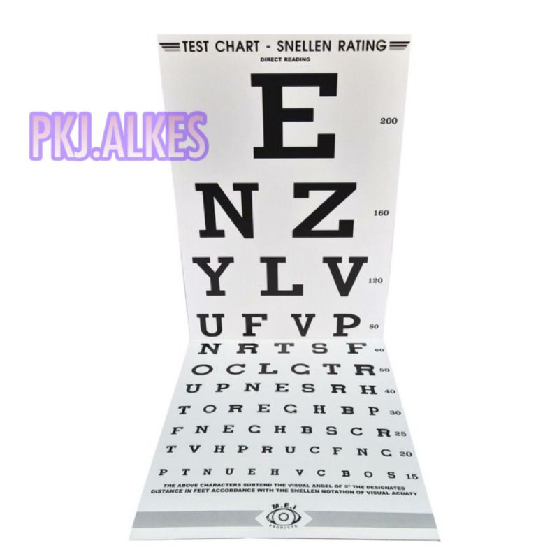 SNELLEN CHART RATING TES KESEHATAN MATA