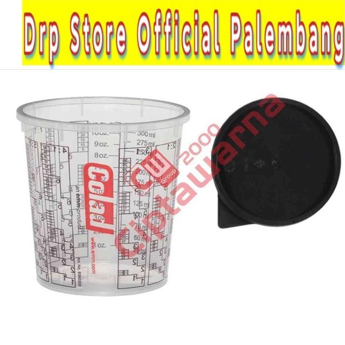 yang dicari] Mixing Cup COLAD 350 ml Gelas ukur Kimia cat air + Tutup - Palembang