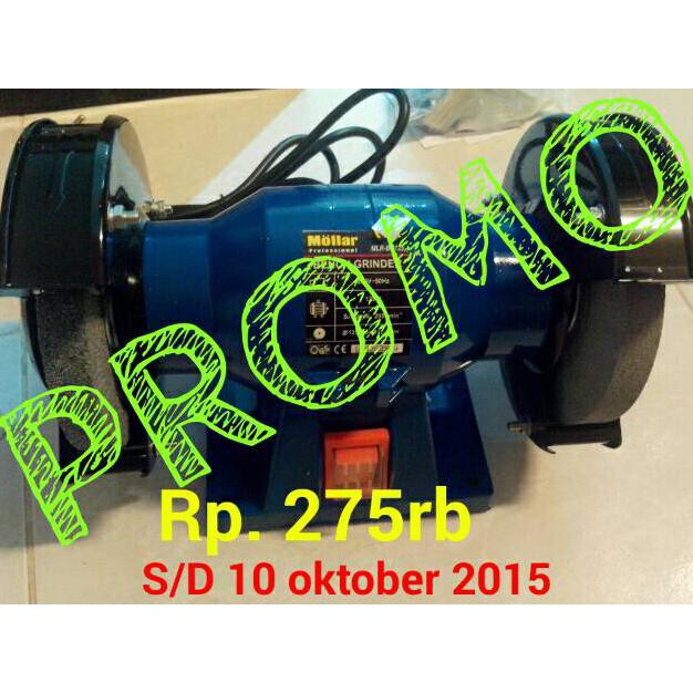 MESIN GERINDA DUDUK / BENCH GRINDER 5" MODERN / NANKAI TERLARIS