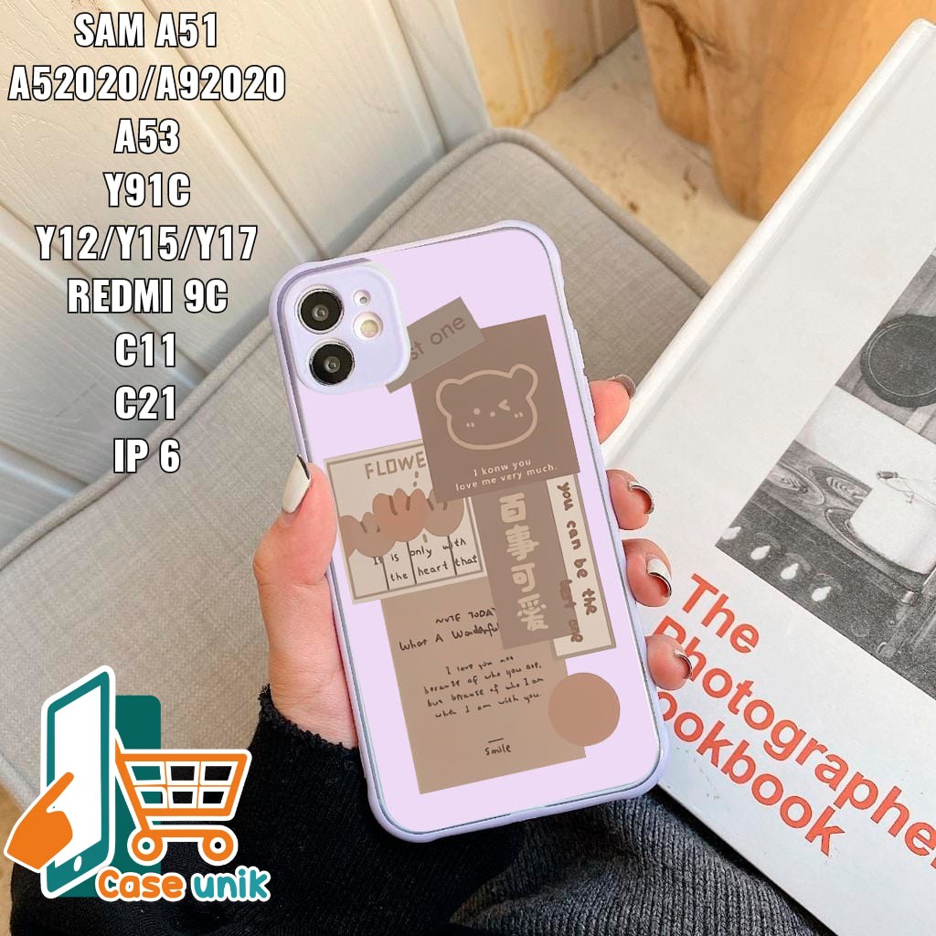 SS076 SOFTCASE OPPO A17 A17K A15 A15S A37 NEO 9 A57 A39 A71 A77S A57 2022 A83 A9 A5 A52 A92 A53 A33 A54 A74 A95 A31 A8 2020 CS3273