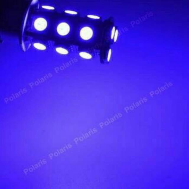 Lampu rem LED motor mobil soket bayonet nyala normal