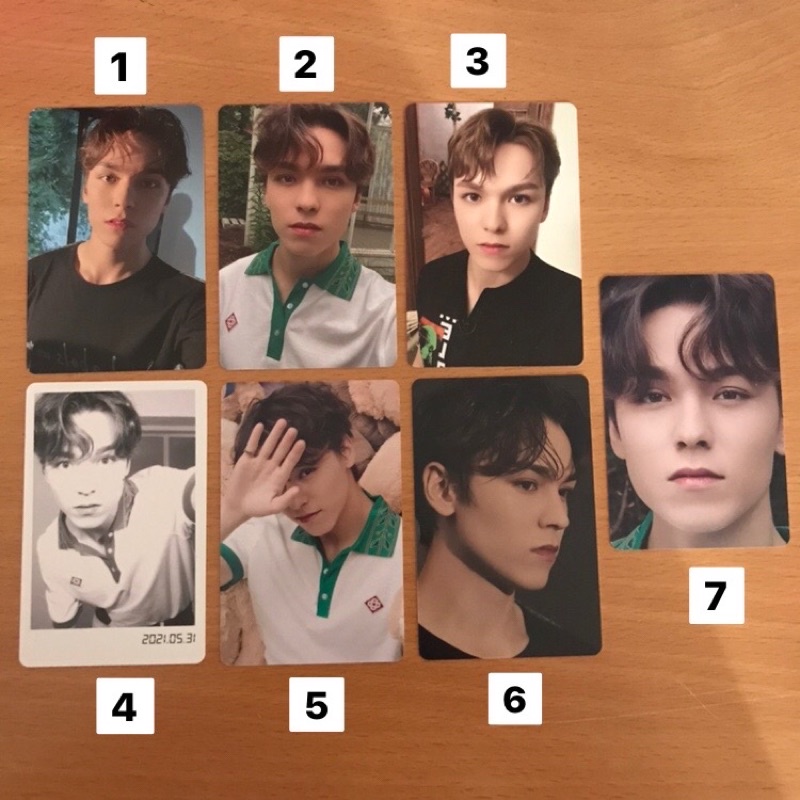 [READY STOCK] SEVENTEEN 101 DICON PHOTOCARD SCOUPS VERNON JUN SEUNGKWAN DINO