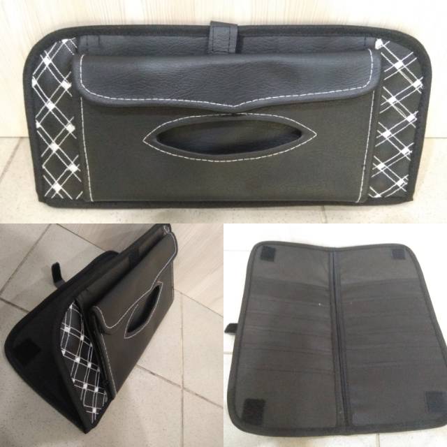 Tempat tissue cd sunvisor tisu mobil