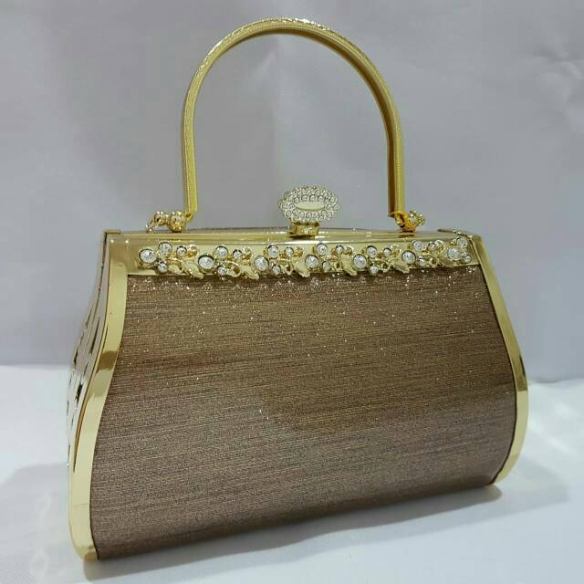 Tas Pesta Farnell Wanita Cantik  2856 Clutch Kondangan Import Besar