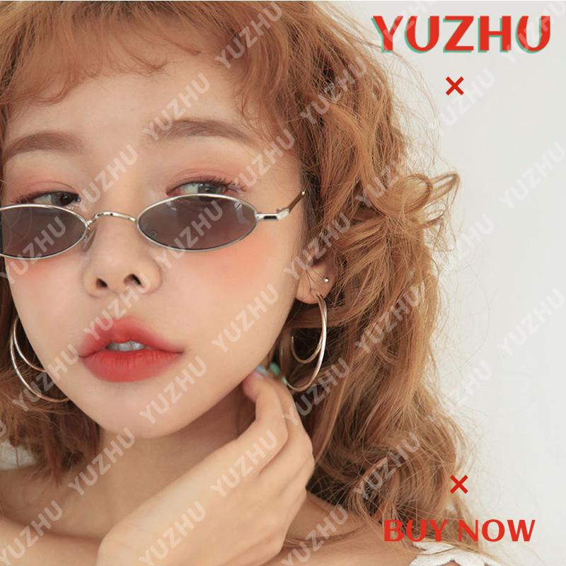 (YUZHU) Bayar di Tempat Korean Retro Gata Small Kacamata Hitam Wanita/Pria Fashion Sunglasses Women